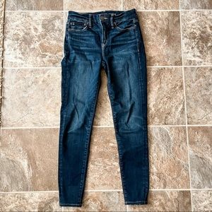 American Eagle Hi-Rise Jegging Luxe Jean, 4 Regular